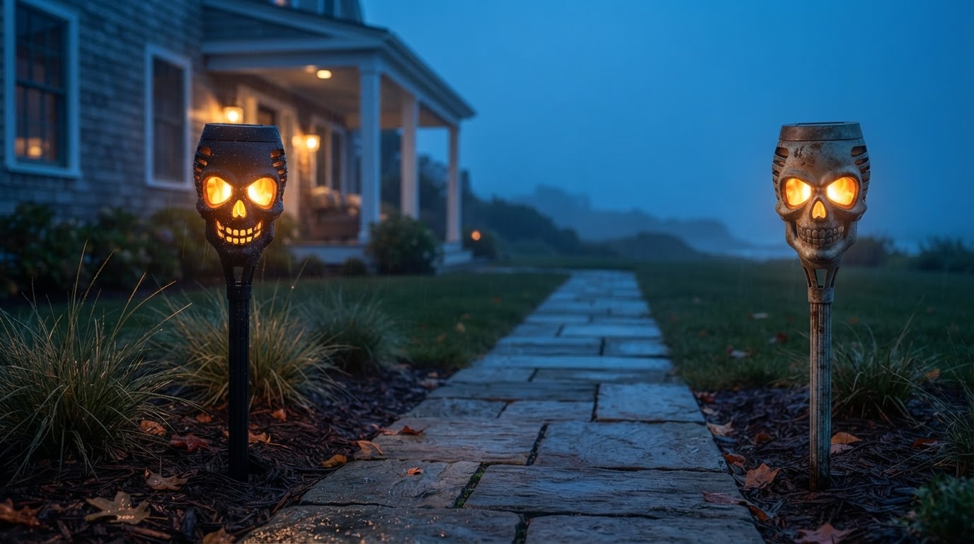 Solar Skull Torch Lights Performance Field Test