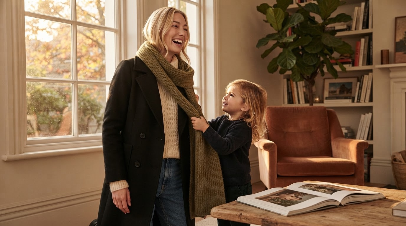 How to style a Wool-Blend Double-Breasted Winter Coat?