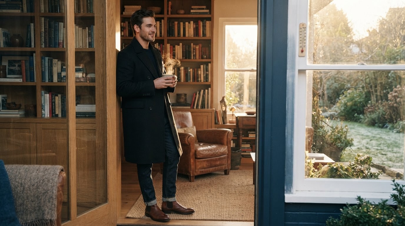 Is a Men's Double Breasted Wool Blend Coat Warm Enough?