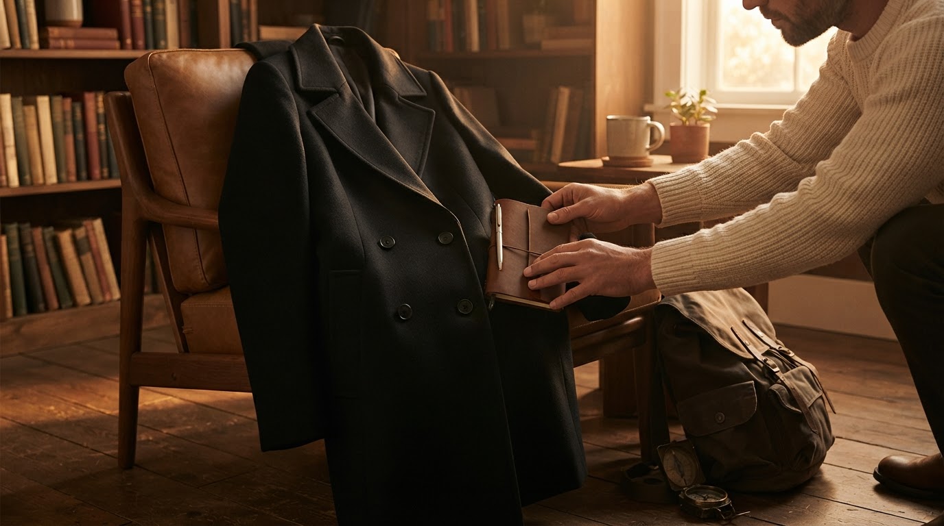 Field Testing the Wool-Blend Double-Breasted Winter Coat