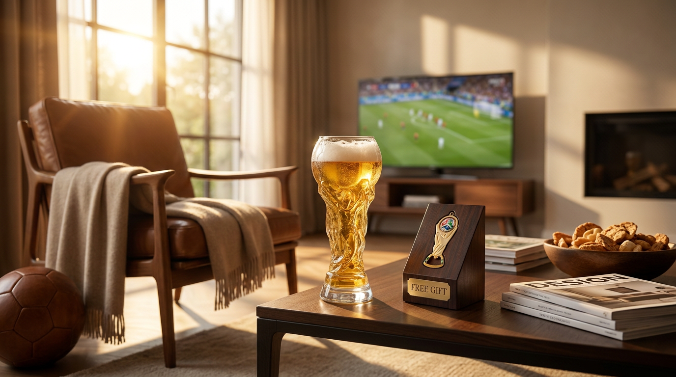 Crystal Soccer Balls and Practical World Cup Glassware