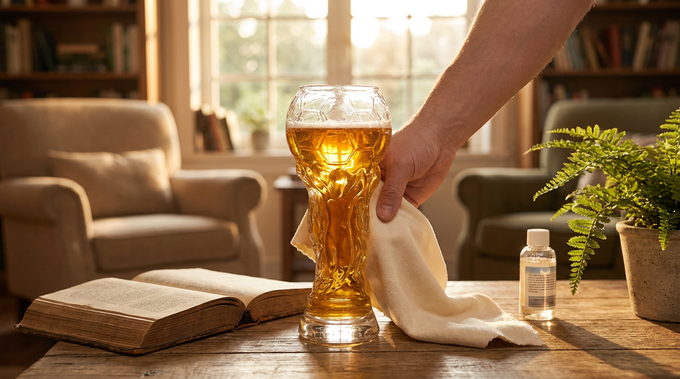 5-Step Maintenance for World Cup Crystal Glass Trophies