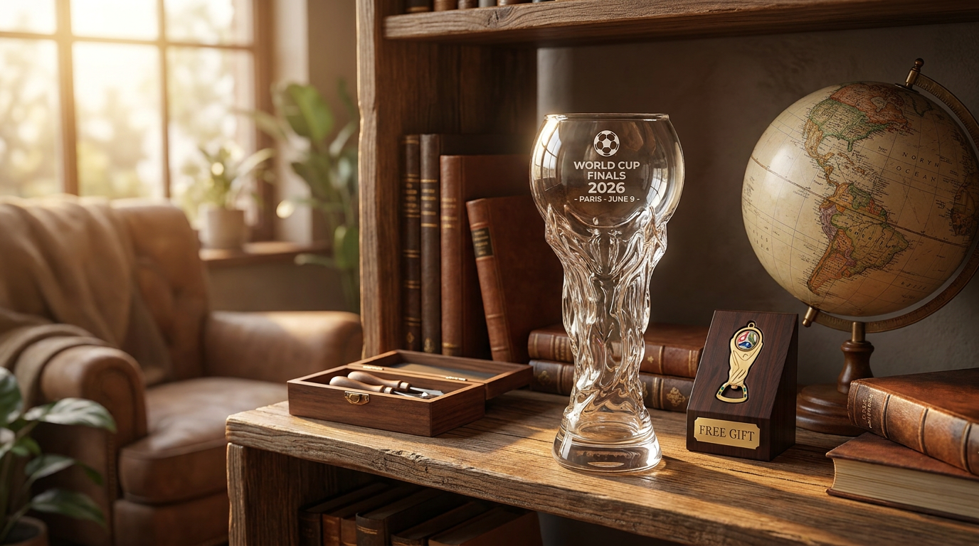 Is the World Cup Crystal Glass trophy vessel customizable?