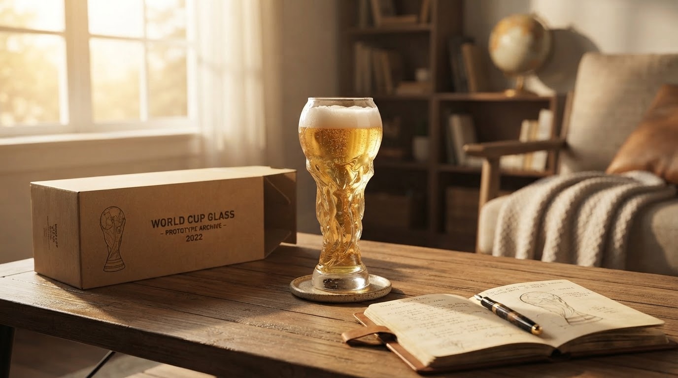 What defines a World Cup Crystal Glass trophy replica?
