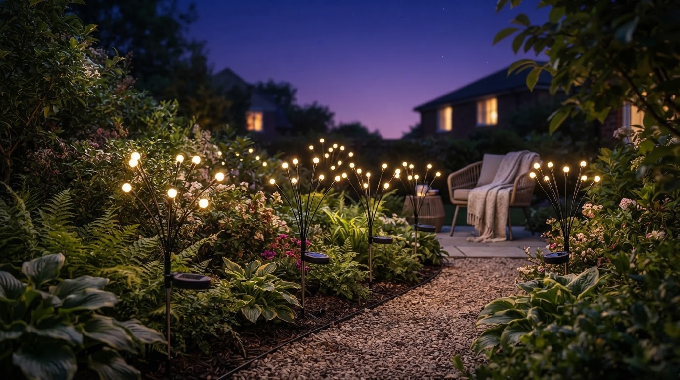 Amazon Discounts Solar Garden Firefly Lights Multi-Packs