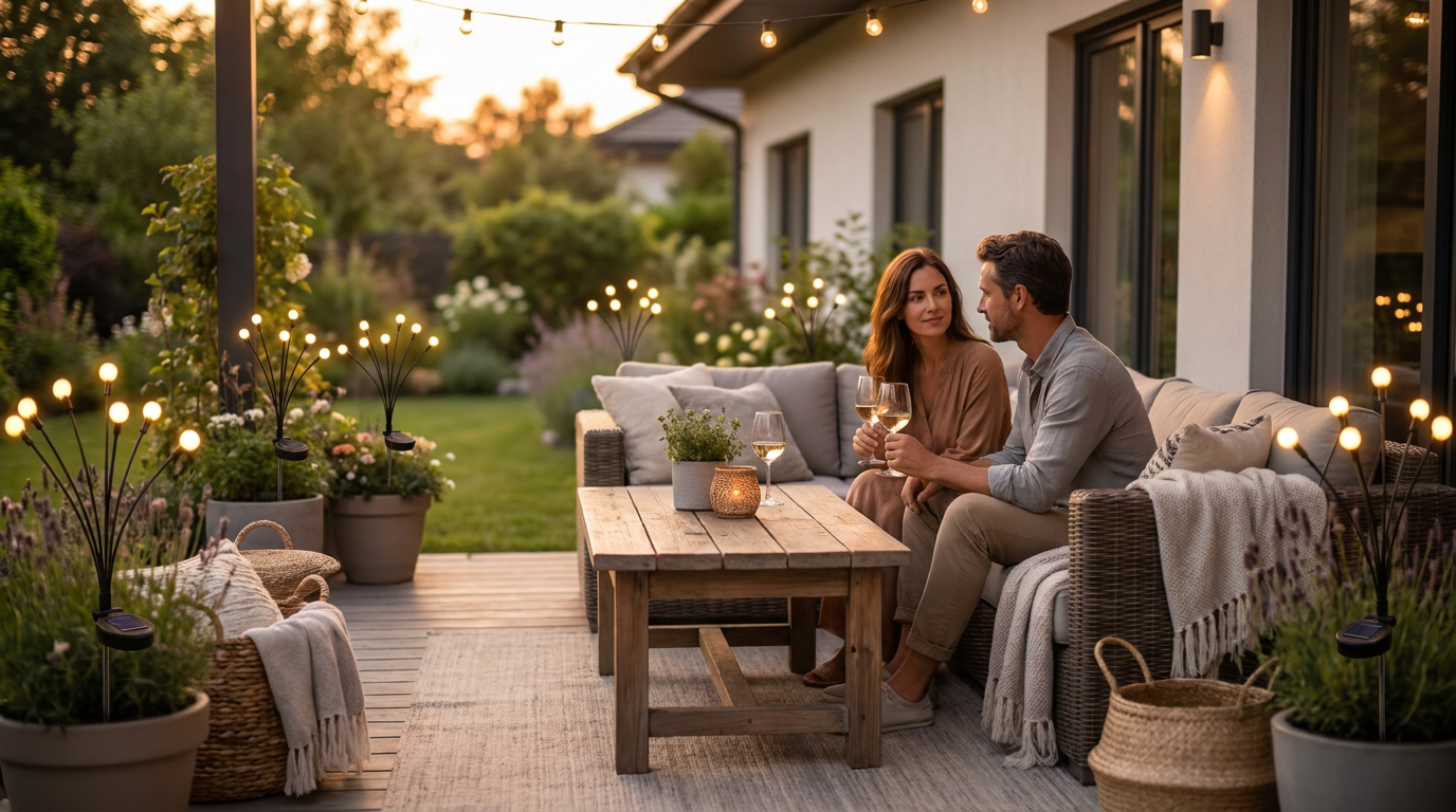 Creative Patio Uses for Solar Firefly Lights
