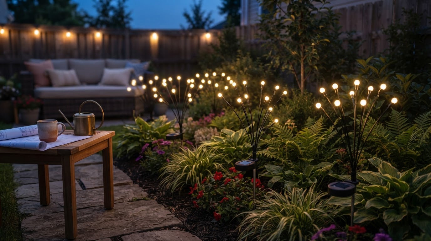 Enhancing Landscapes with Solar Firefly Lights