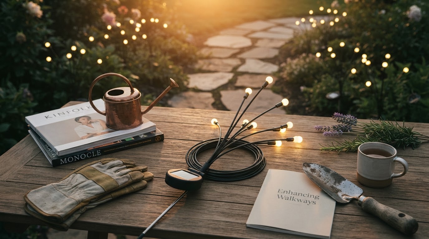 Enhancing Walkways with Solar Firefly Lights