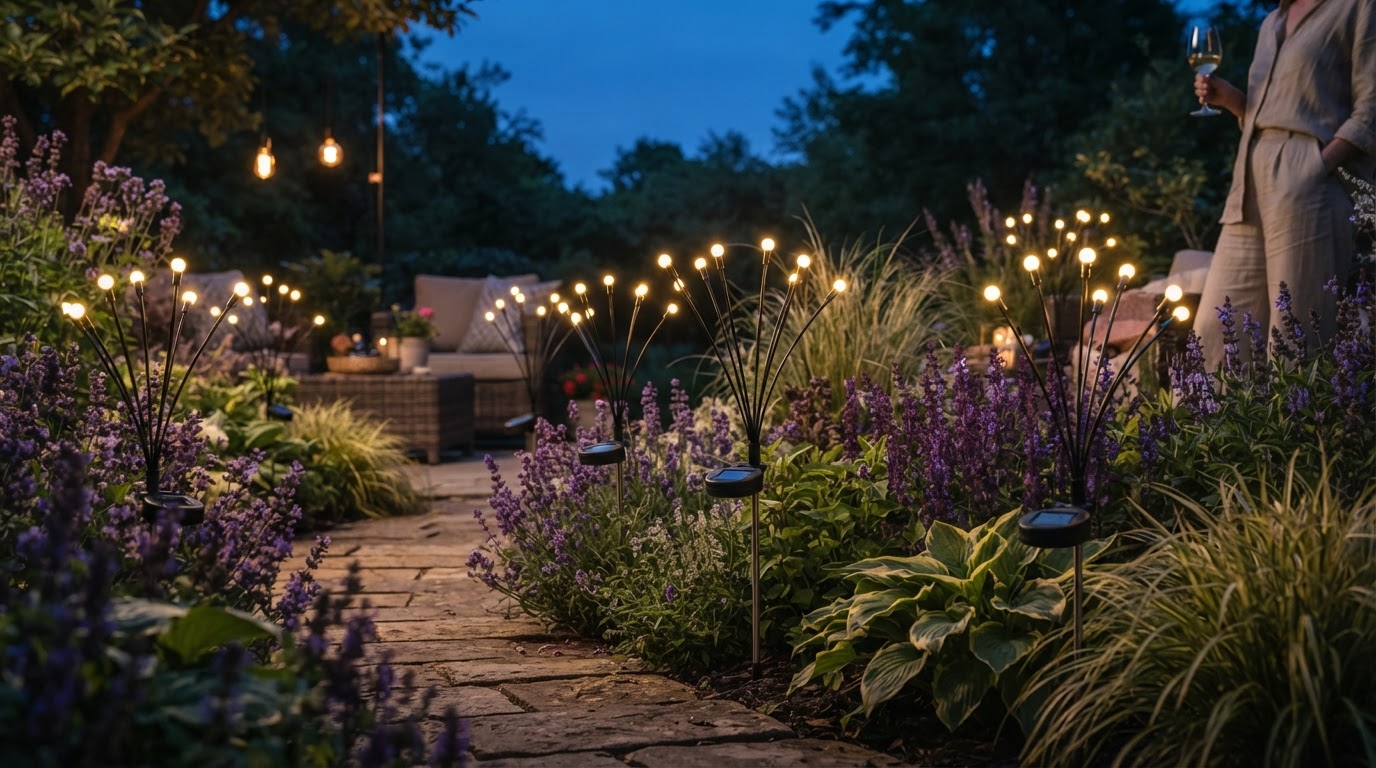 How to Set Up Solar Garden Stake Lights for Maximum Evening Ambience