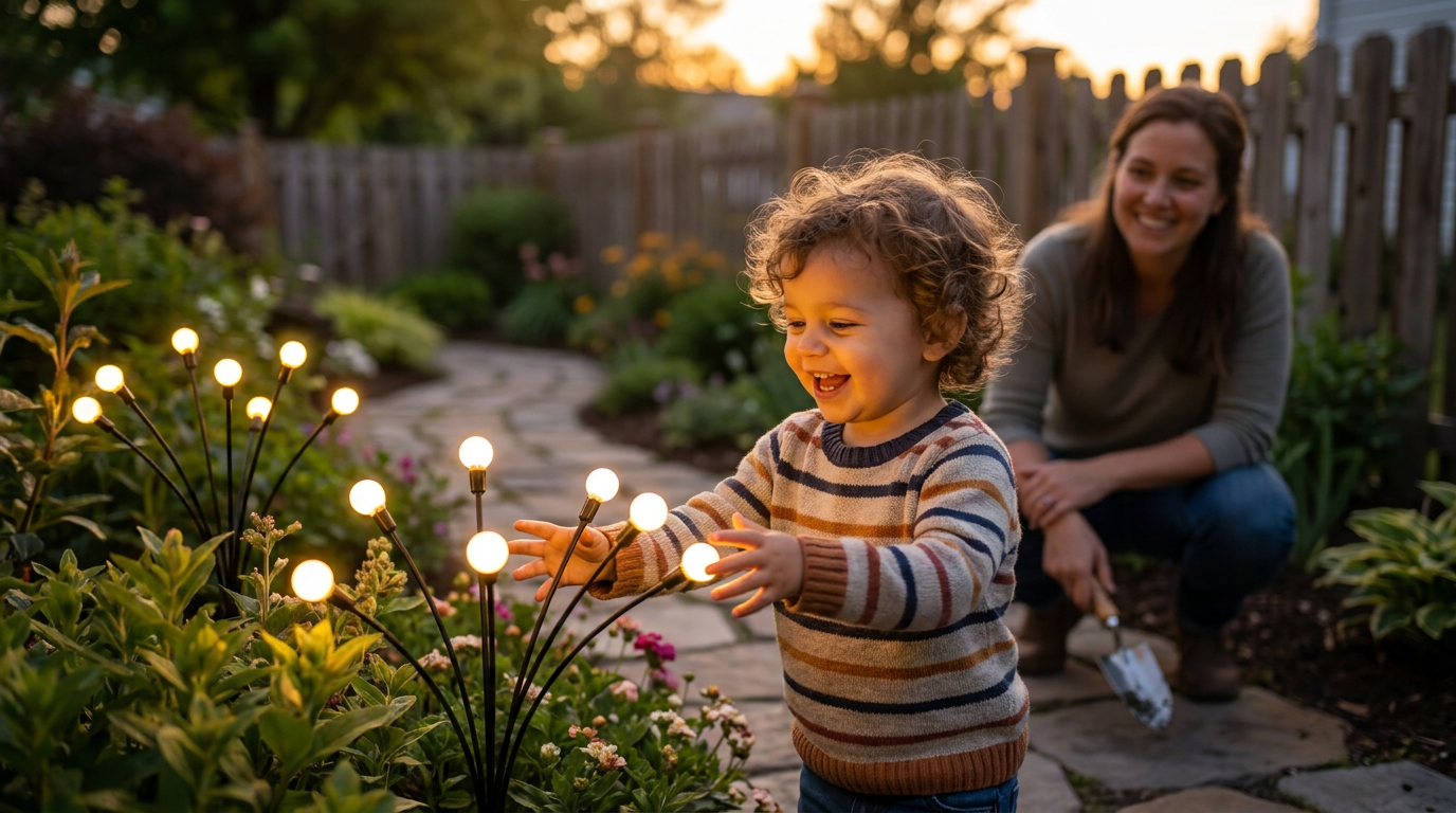 Installing Solar Firefly Lights Starburst Swaying Models
