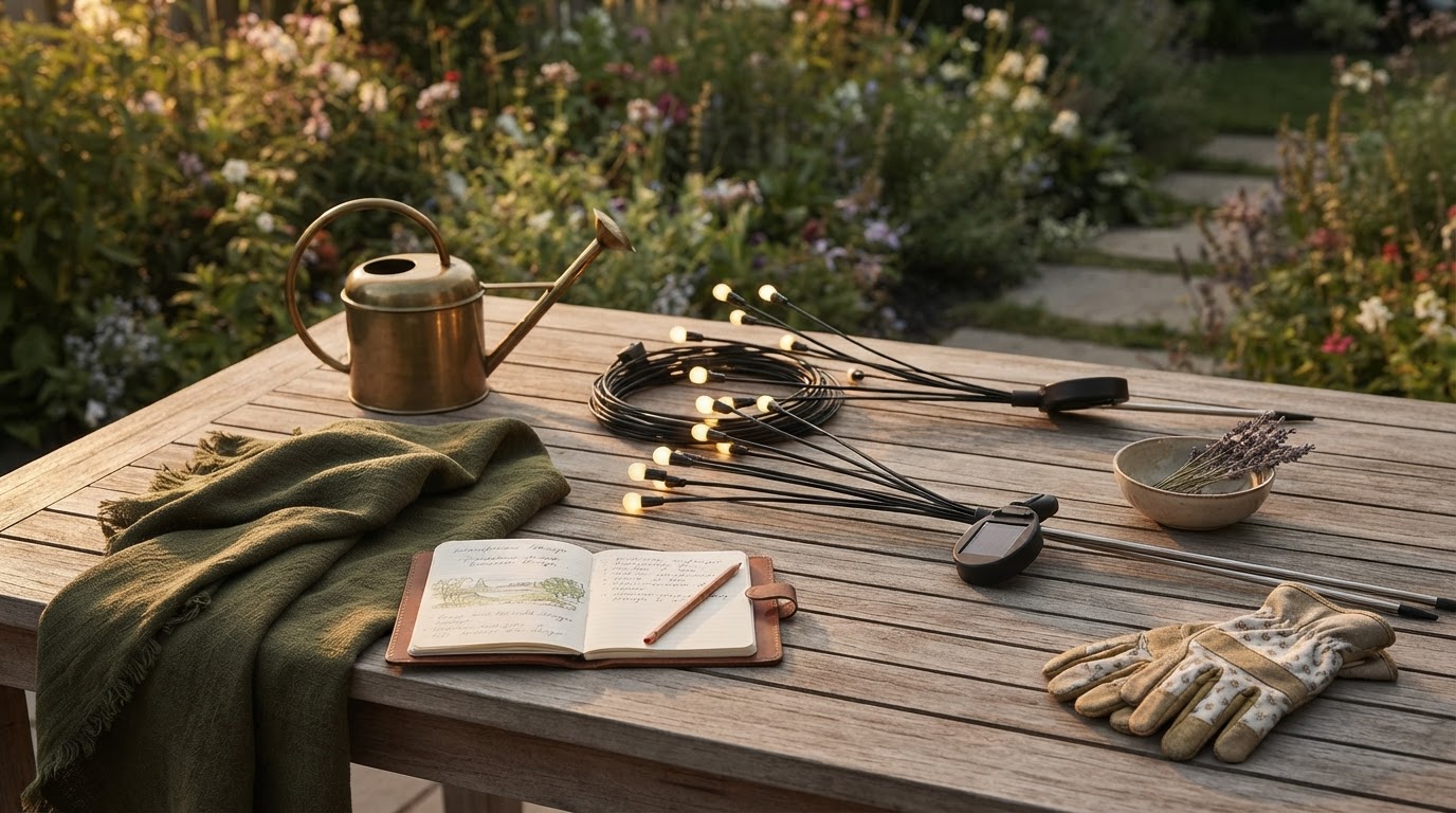 Optimizing Landscapes with Solar Firefly Lights