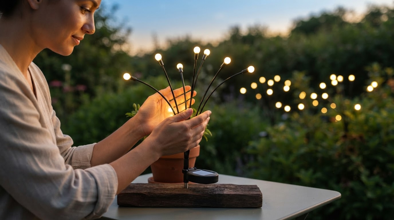 Solar Firefly Lights Dynamic Motion Testing