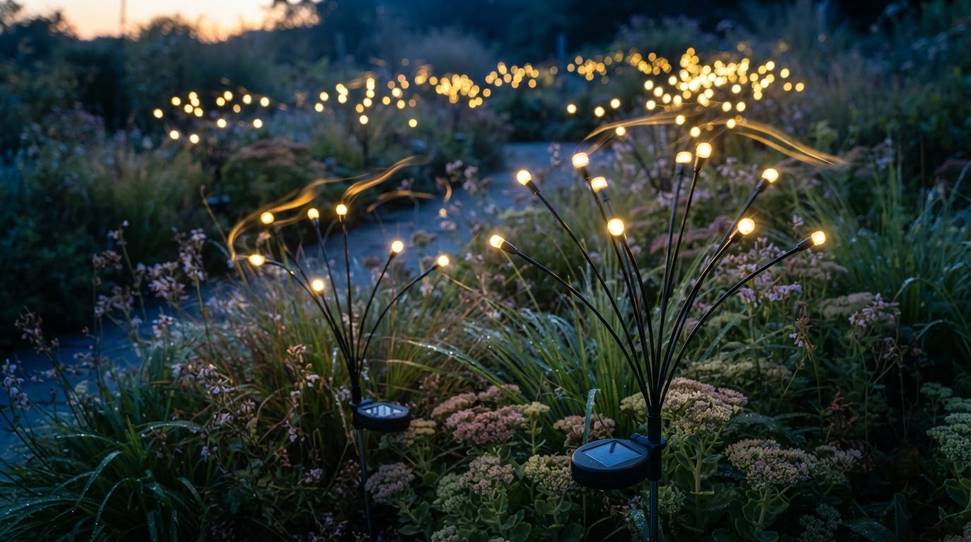 Solar Firefly Lights That Sustain Dynamic Wind Movement