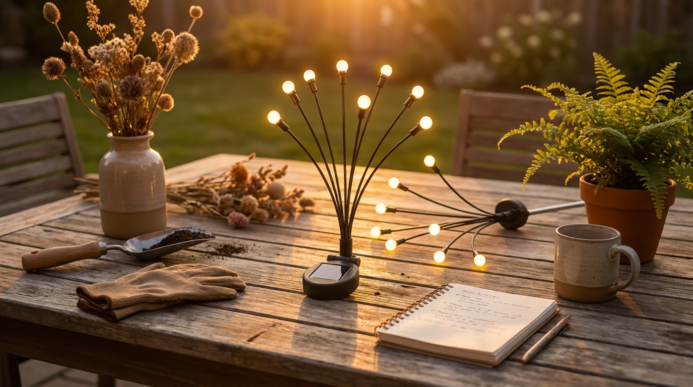 Solar Firefly Lights Standards for Garden Lighting