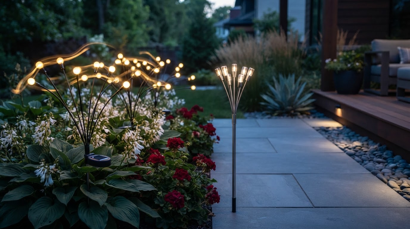 Solar Firefly Lights and Starburst Swaying Light Mechanics