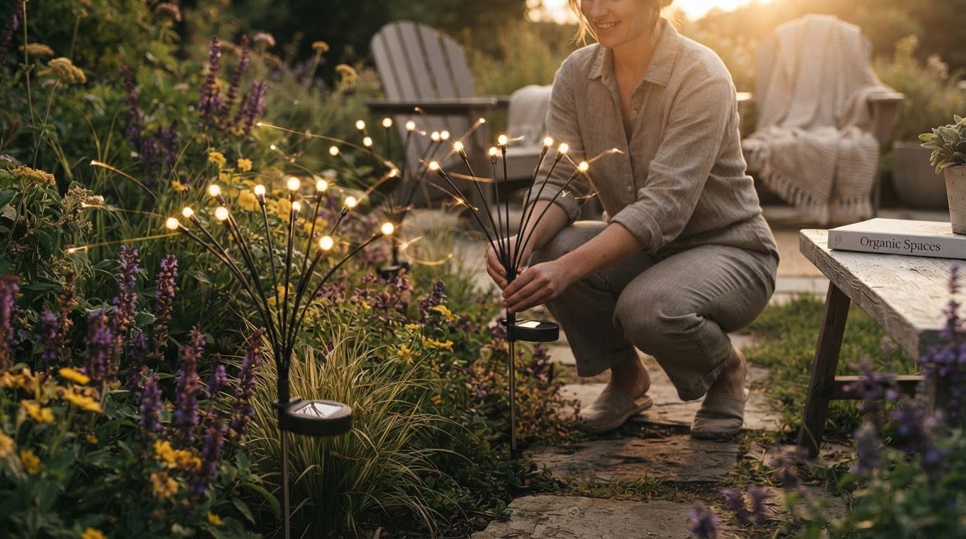Solar Firefly Lights Starburst Swaying Design Review