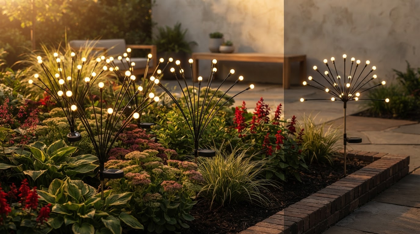 Why choose Solar Firefly Lights over starburst swaying lights?