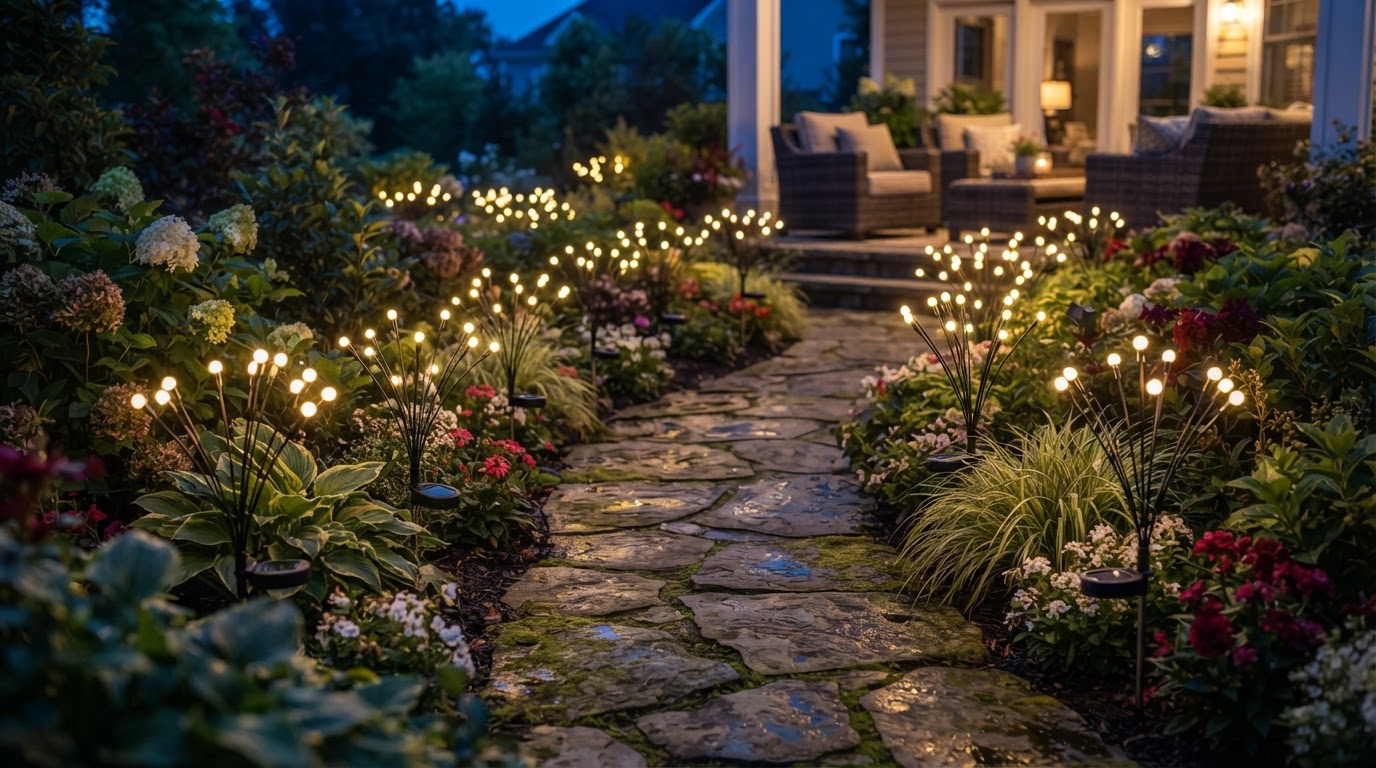 Eliminating Dark Pathways: High-Impact Solar Stake Lighting