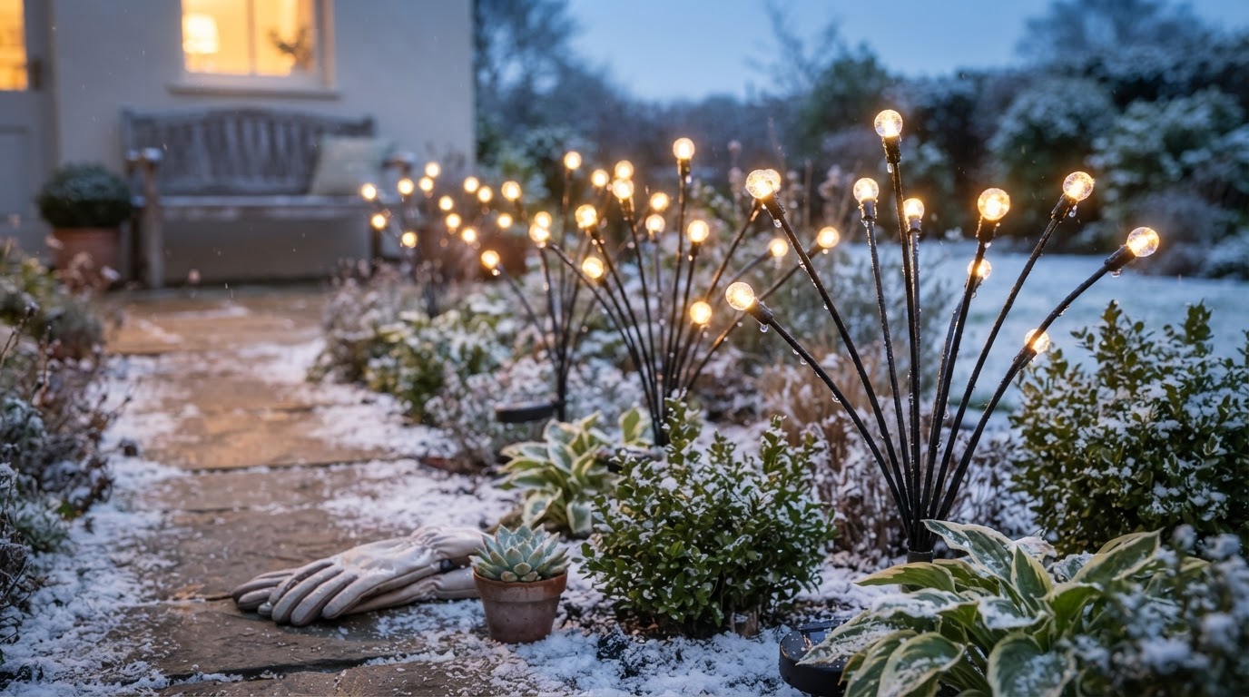 Are Solar Firefly Lights waterproof for winter use?