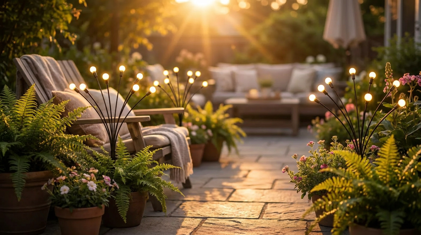 Woot Outdoor Lighting Deals Feature Solar Firefly Lights