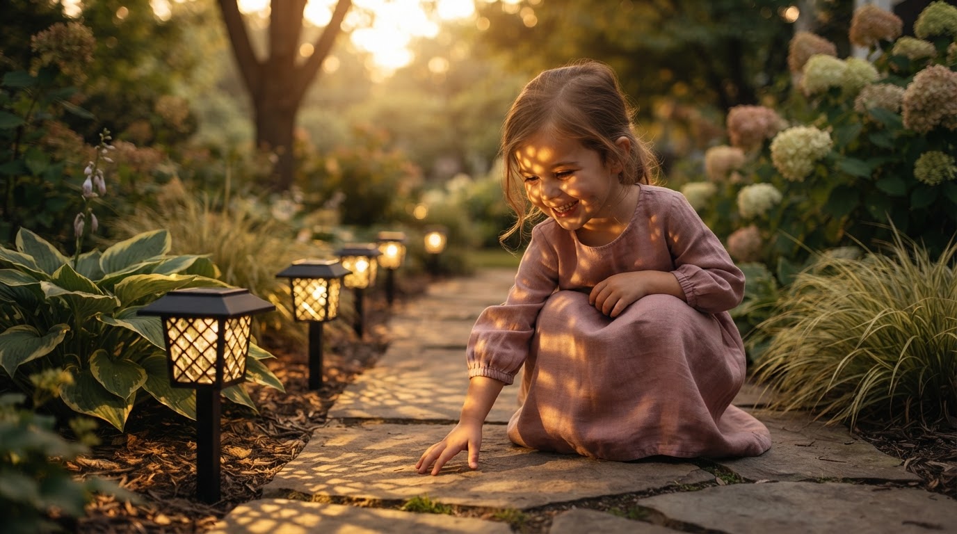 How do I install Solar Yard Glow landscape lighting?