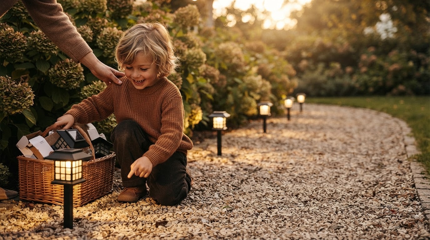 How to Space Solar Yard Glow Lights for Path Safety