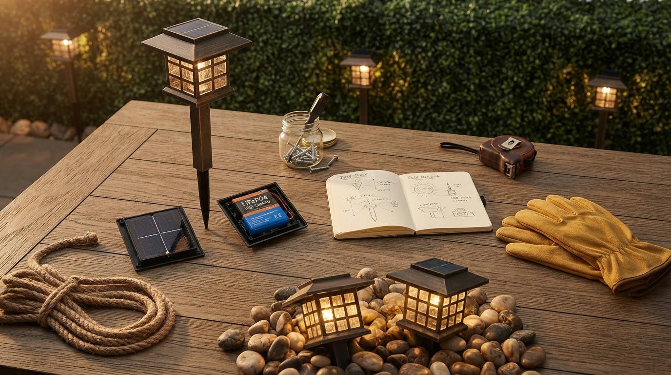 Optimizing Solar Yard Glow Luminance for Security