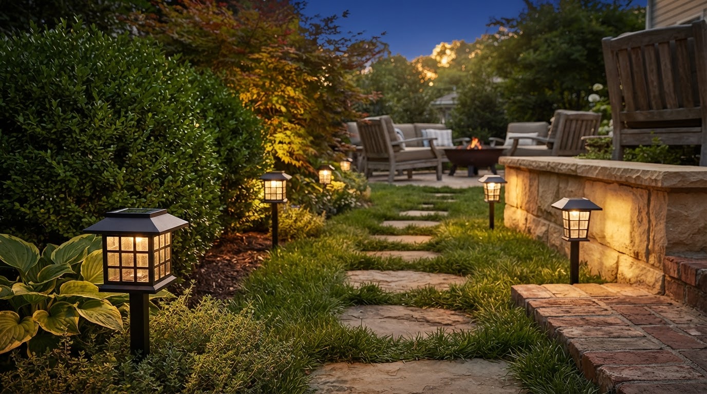 What color temperature works best for Solar Yard Glow?
