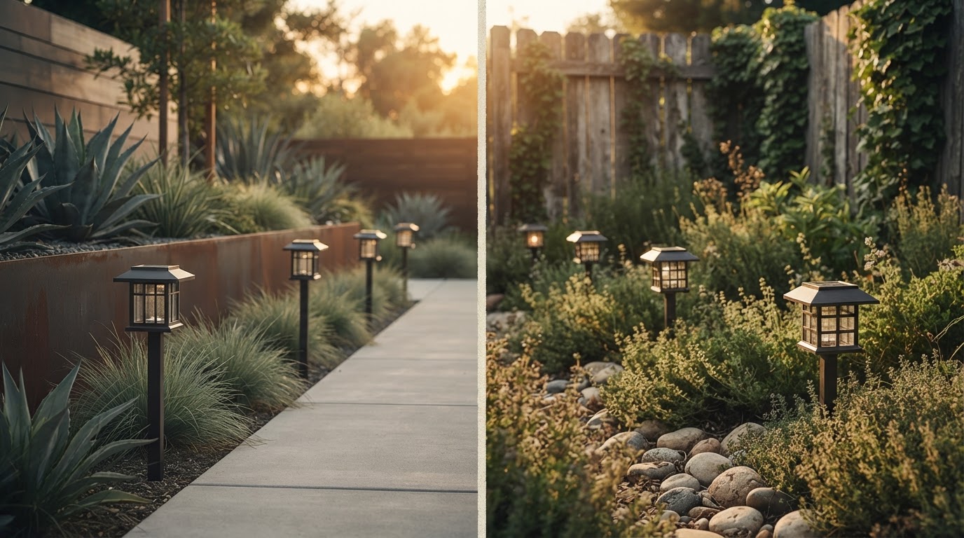 Which Solar Yard Glow Style Fits Modern or Rustic Yards?