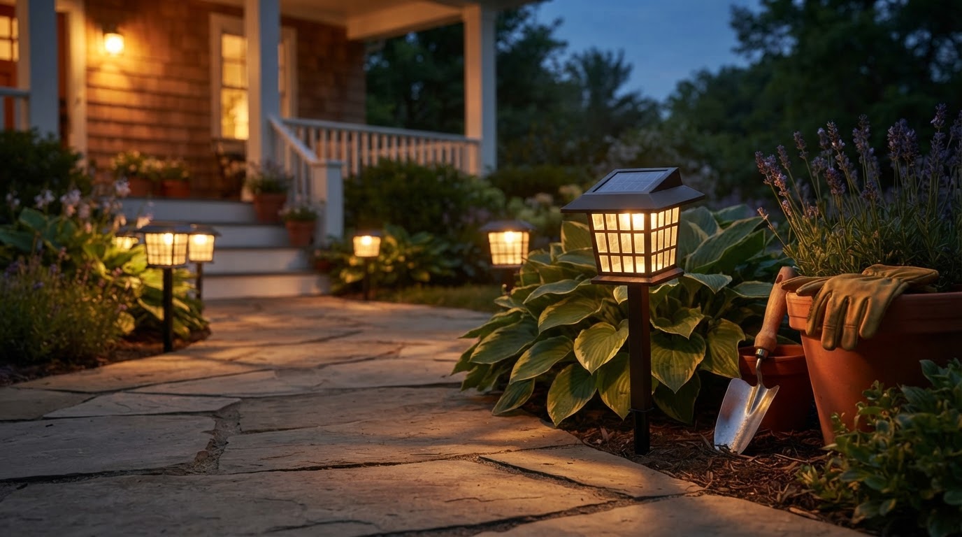 Is Solar Yard Glow effective for outdoor walkway lighting?