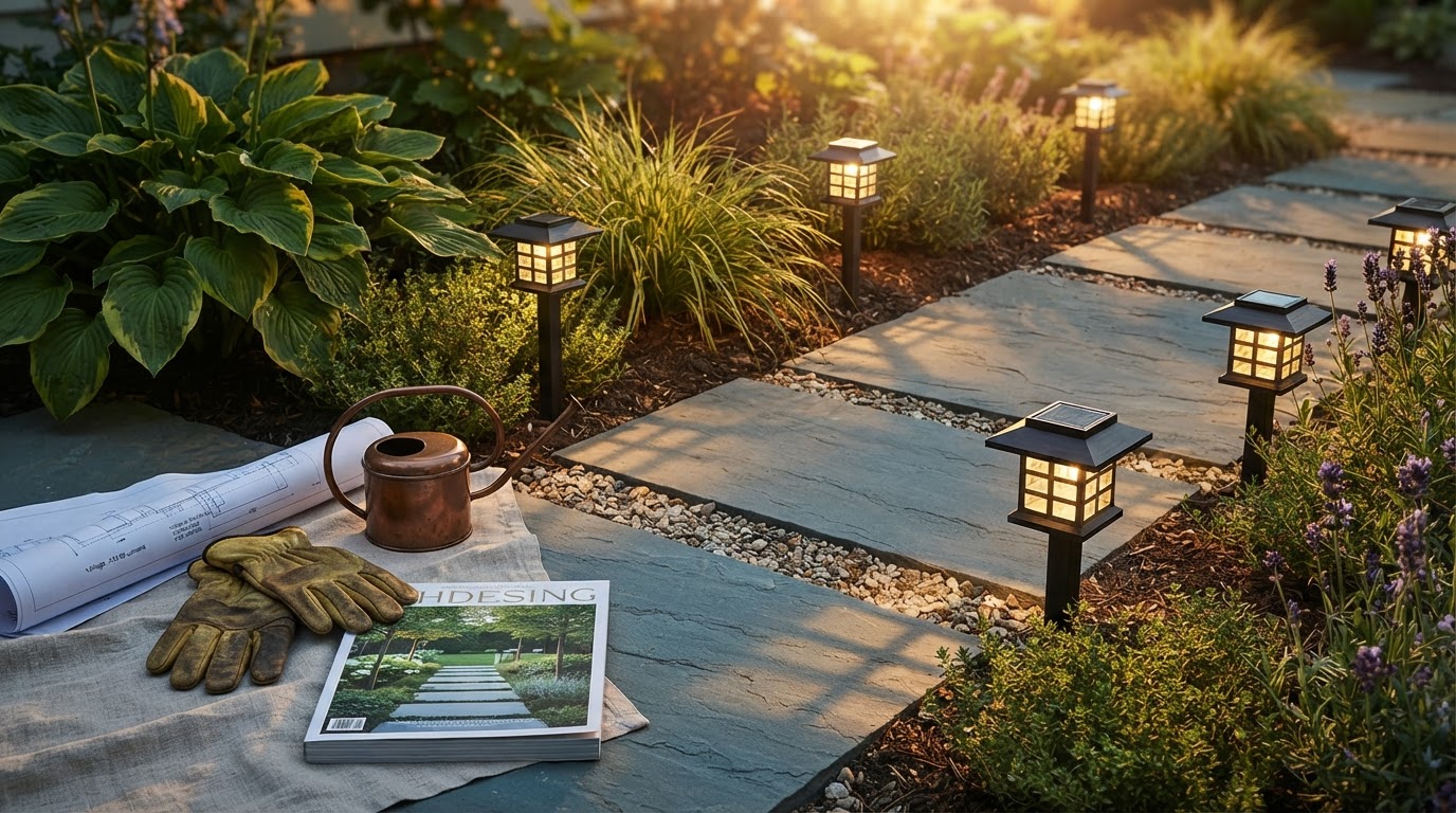 Solar Yard Glow Principles for Outdoor Walkway Lighting