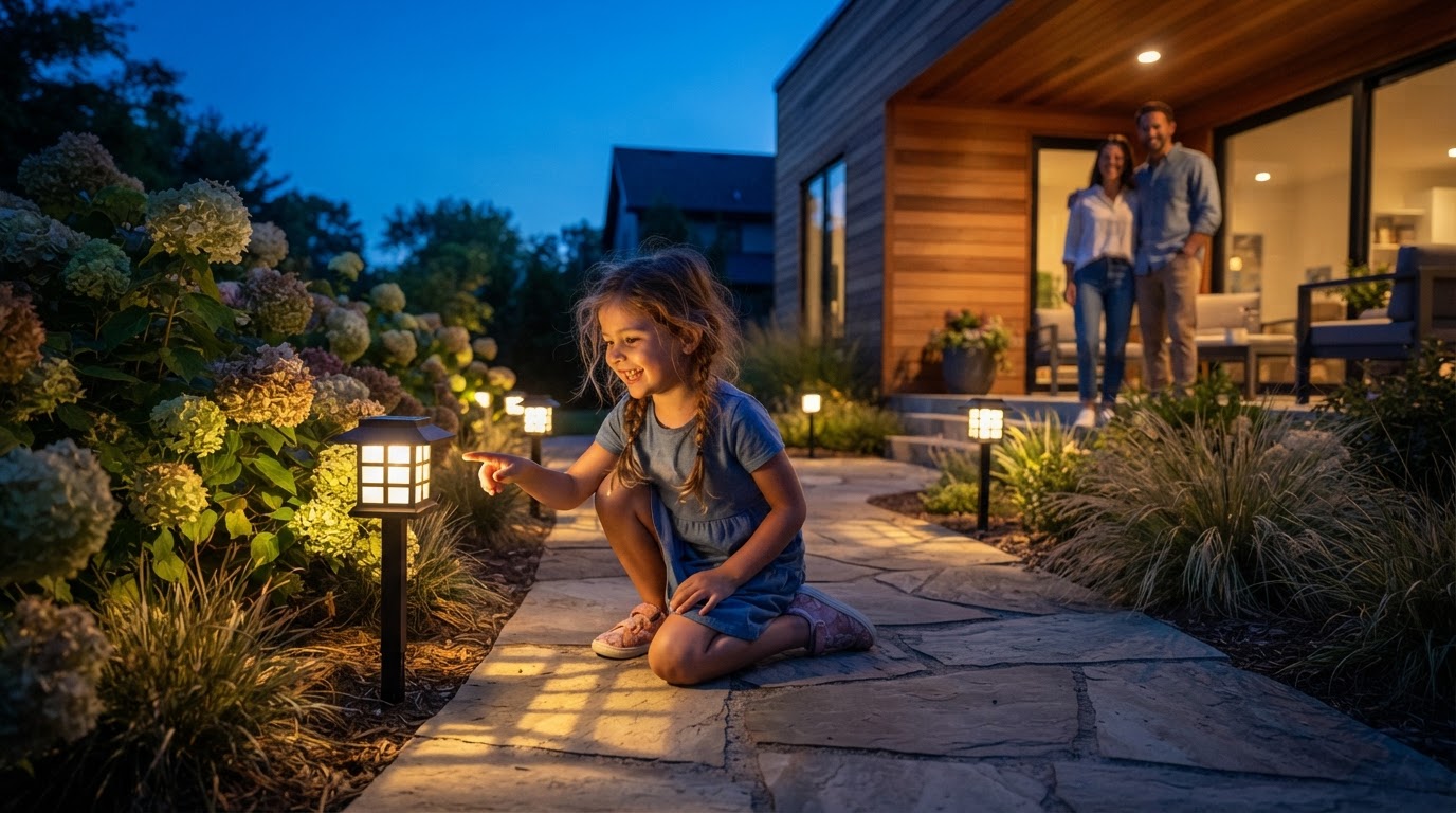 Solar Yard Glow Setup for Reliable Dusk to Dawn Lighting