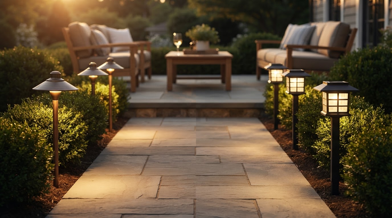 Can Solar Yard Glow Match Wired Landscape Lighting Output?