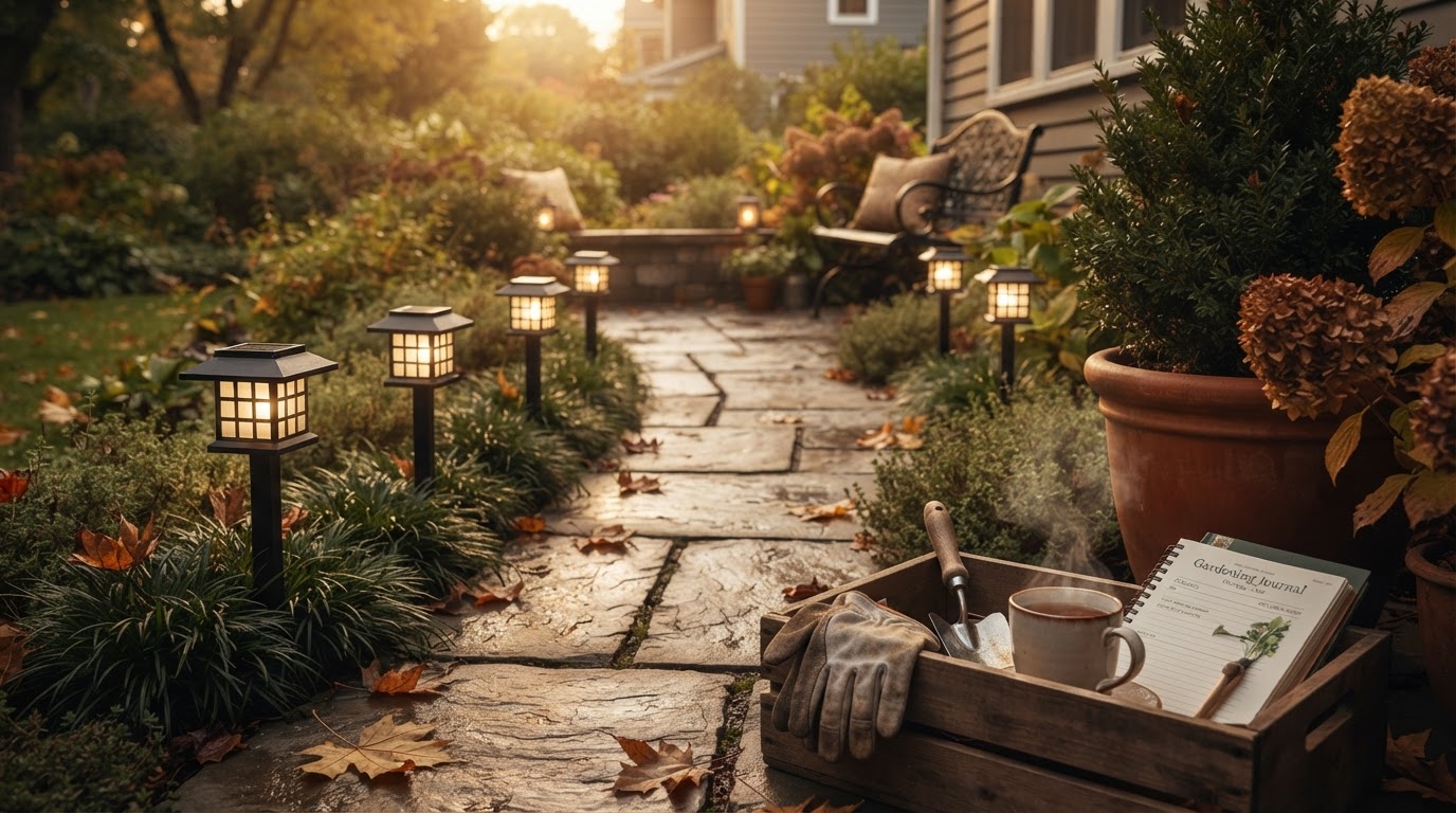 Solar Yard Glow for Year-Round Garden Ambience