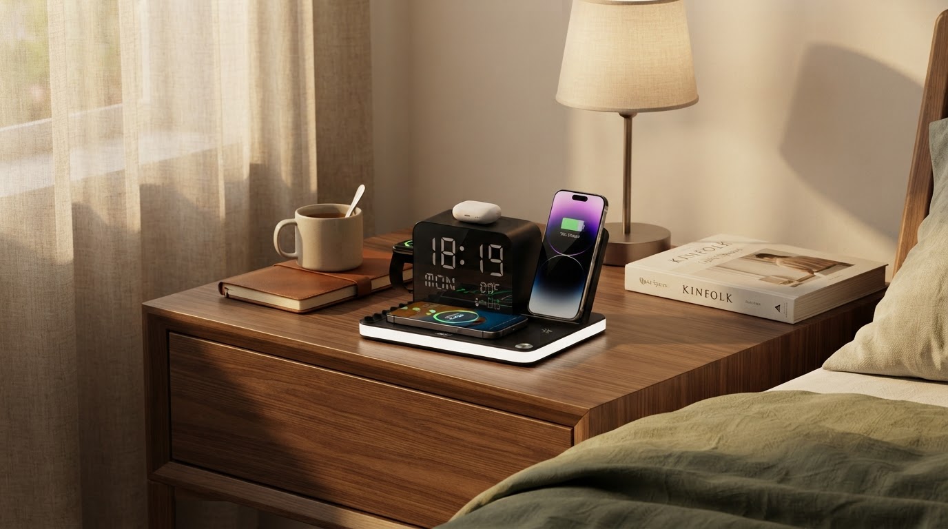 The Key Benefits of an All-in-One Bedside Charging Station
