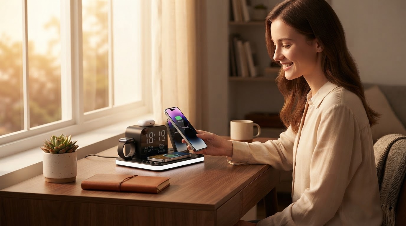 The ChargeDock Plus 3-Step Setup for Magnetic Hubs