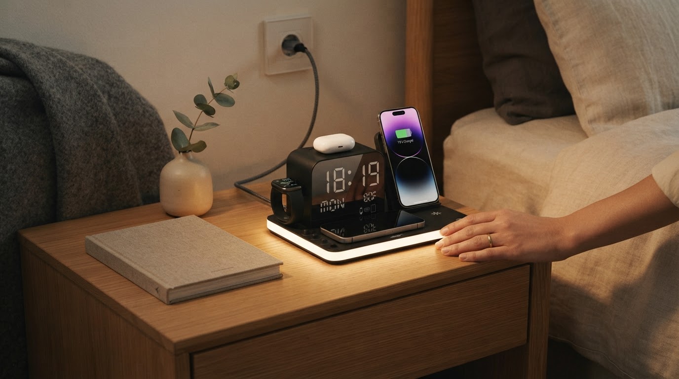 How to Organize Bedside Charging Cables in 4 Simple Steps