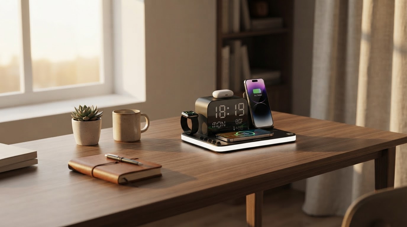 Eliminating Cable Chaos on Small Desks: The All-in-One Solution