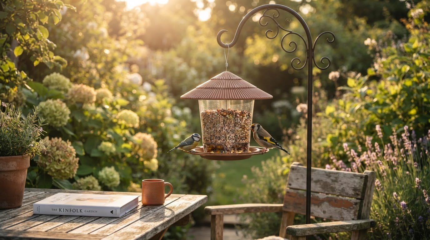 Solar Lantern Feeder: Brighten Your Garden
