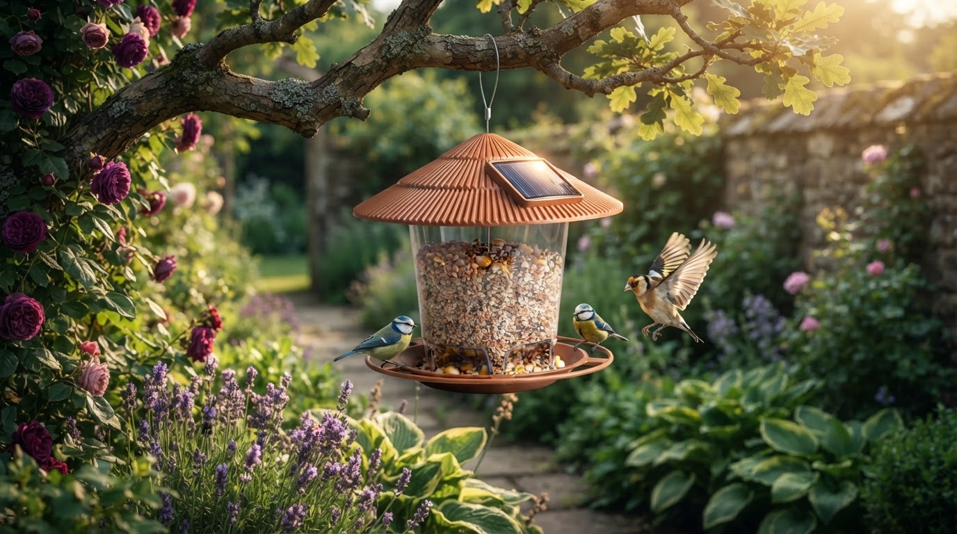How Solar Bird Feeders Work: Solar Power Meets Garden Decor