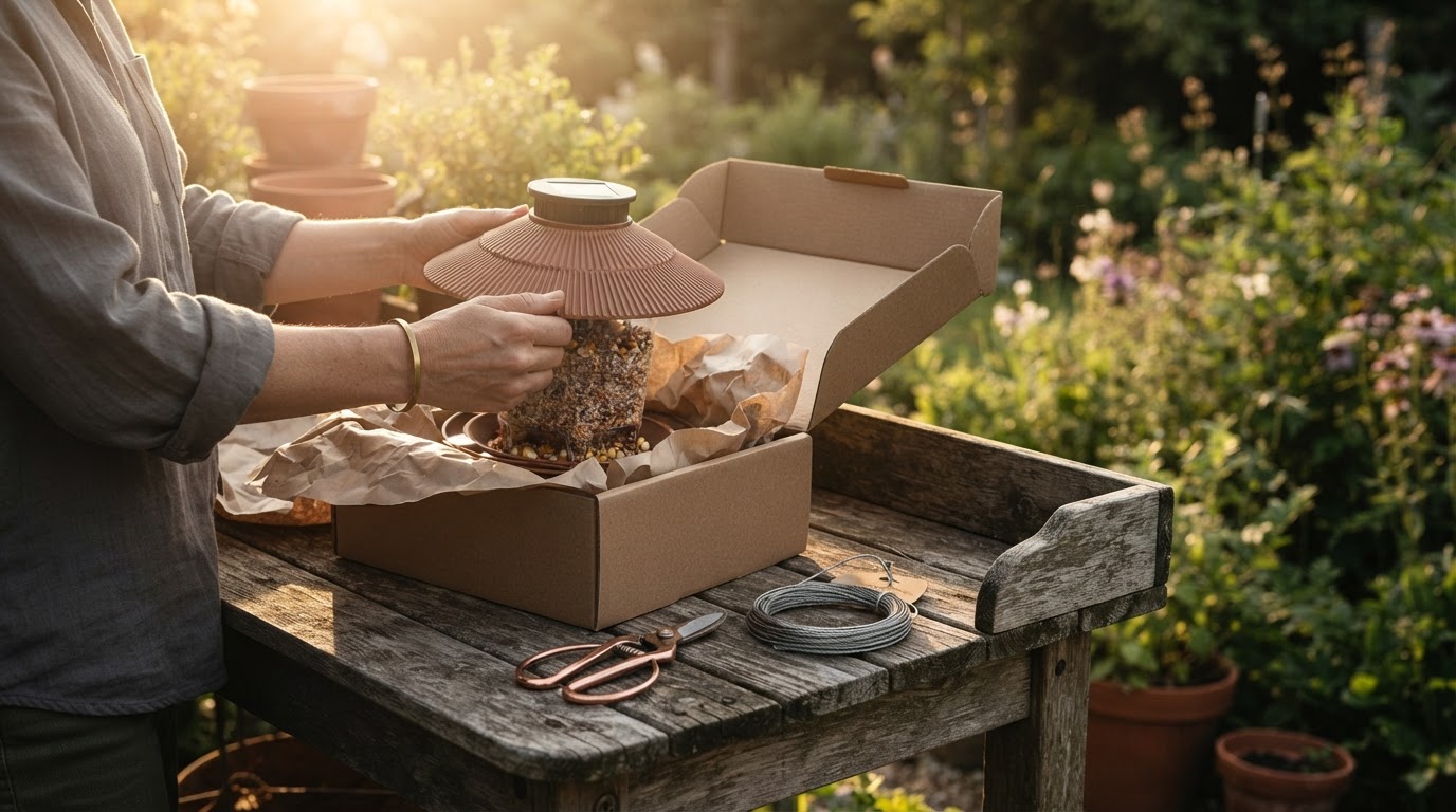 How to Set Up and Hang Your Solar Lantern Bird Feeder
