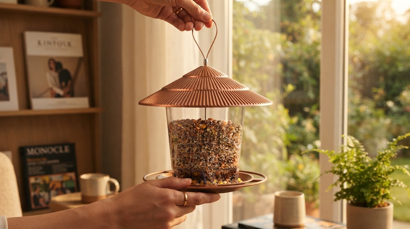 Solar Lantern Feeder: A Dual-Purpose Garden Essential