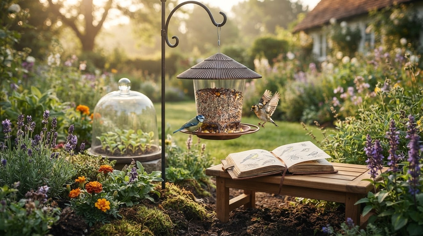 Solar Lantern Feeder Impact on Garden Pest Control