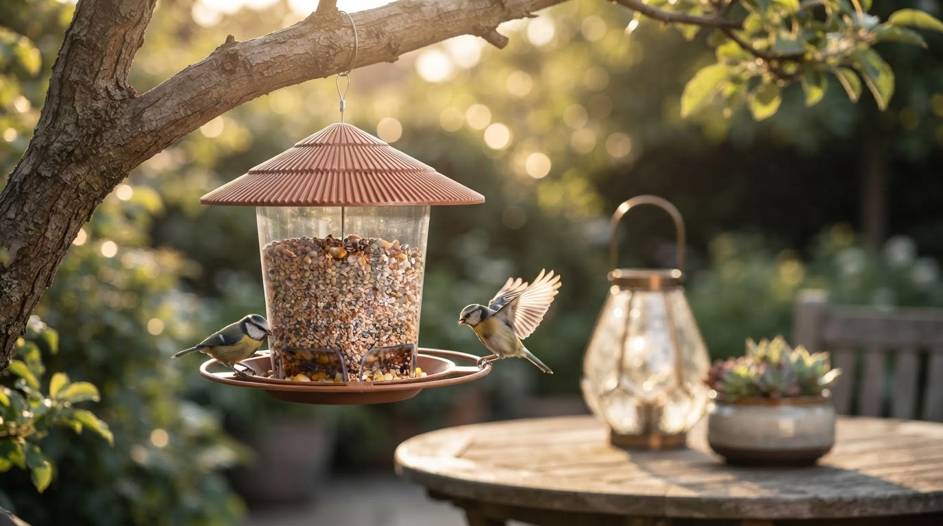 Is a Solar Lantern Feeder tray effective for wild birds?