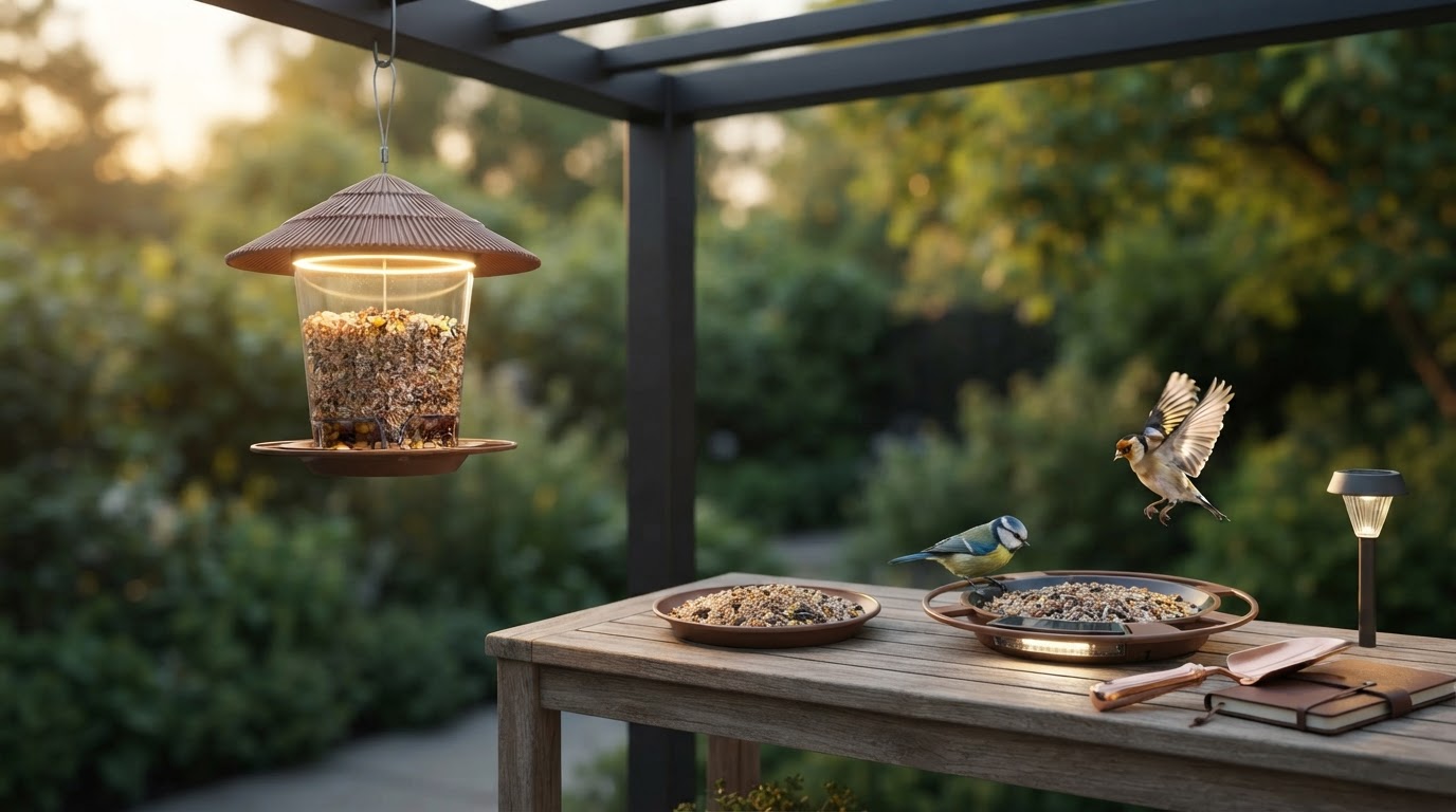 Solar Lantern Feeder: A Tray Evolution Analysis