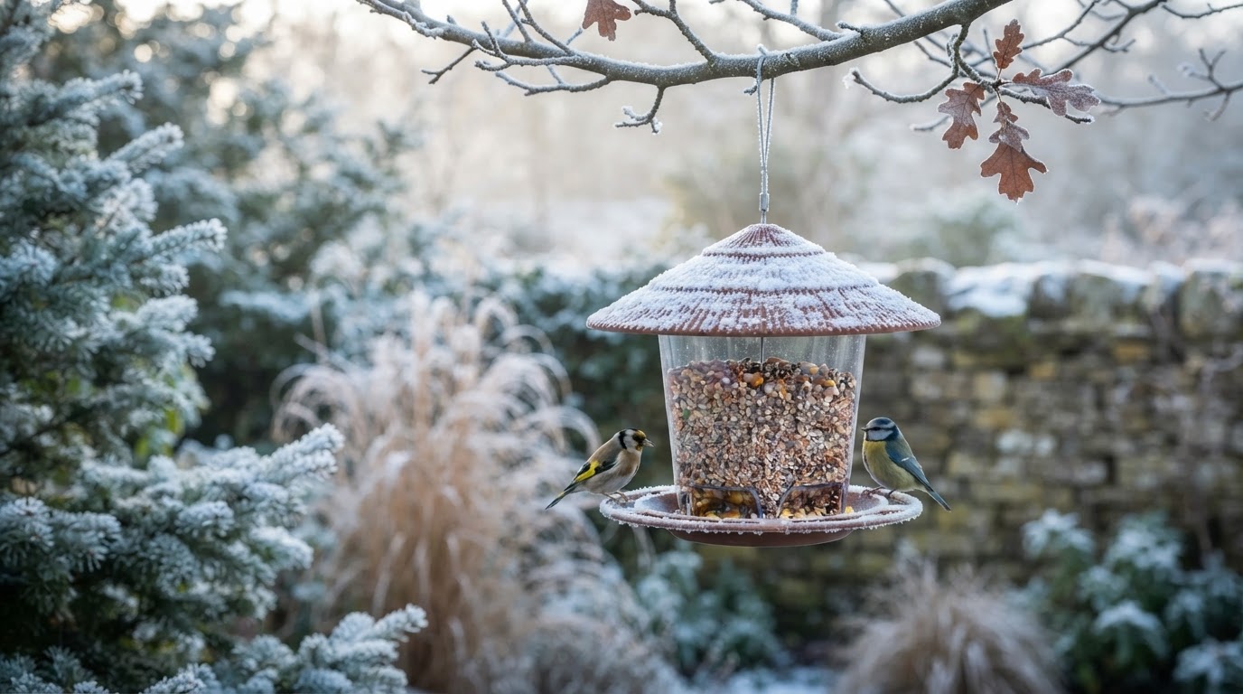 Is the Solar Lantern Feeder truly waterproof for winter?