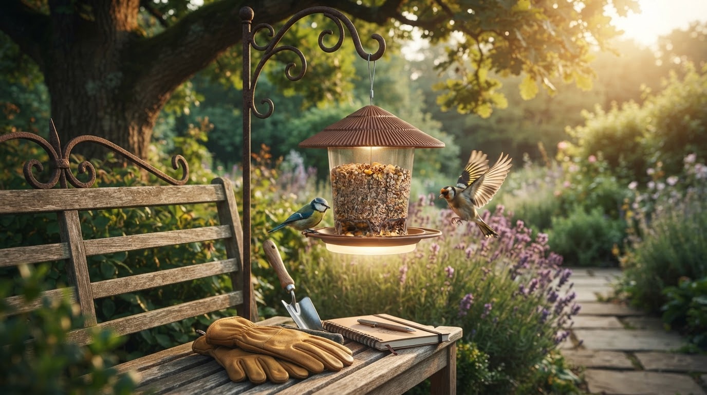 Why choose a Solar Lantern Feeder for wild bird watching?