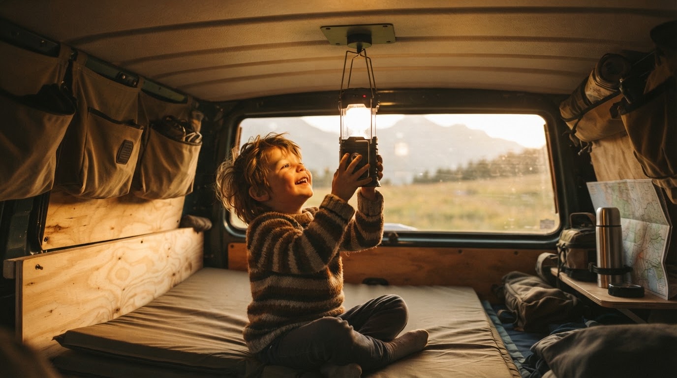 How do I mount a magnetic base Led Camping Lantern?