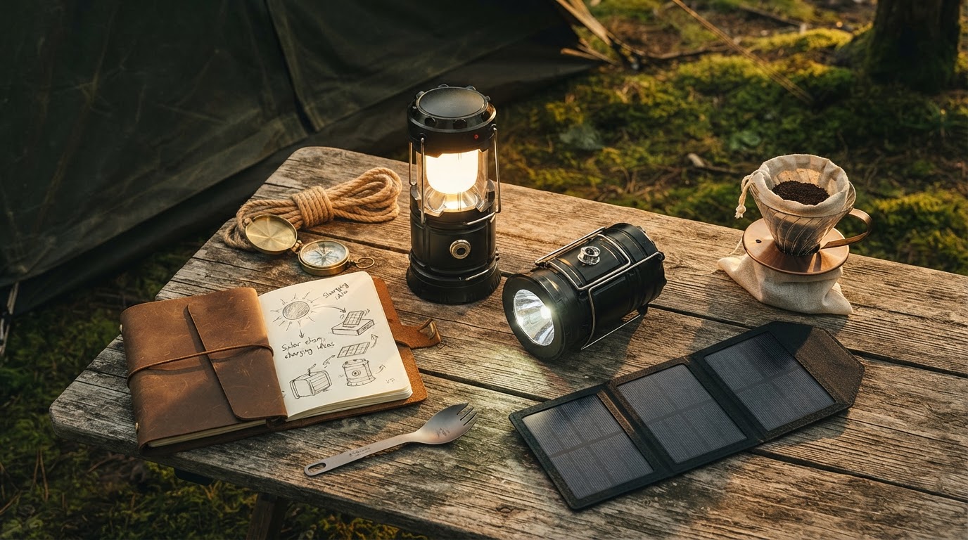 Led Camping Lantern Solar Charging Framework