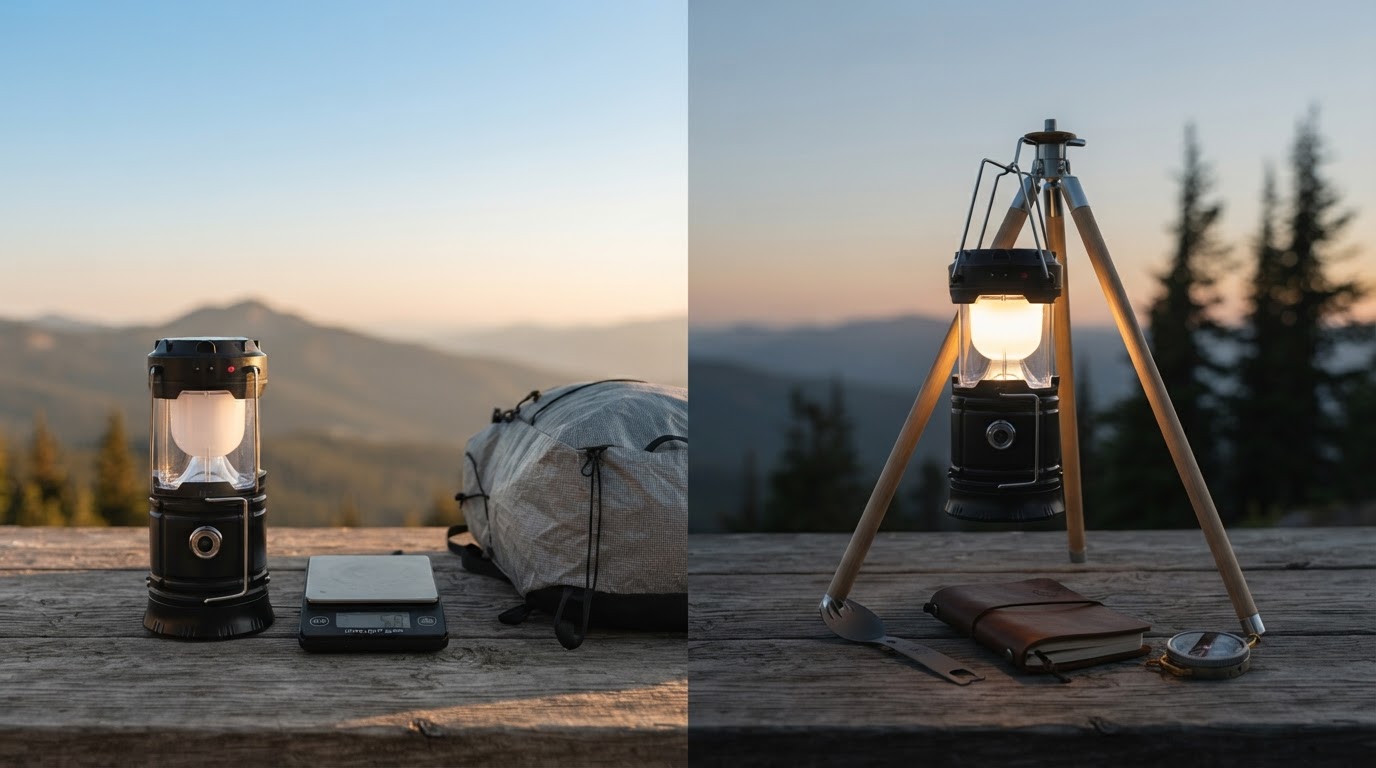 Which Led Camping Lantern is best for weight-sensitive packs?